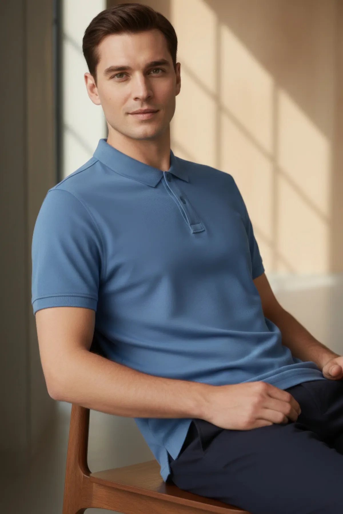 Heavy Polo in Blue