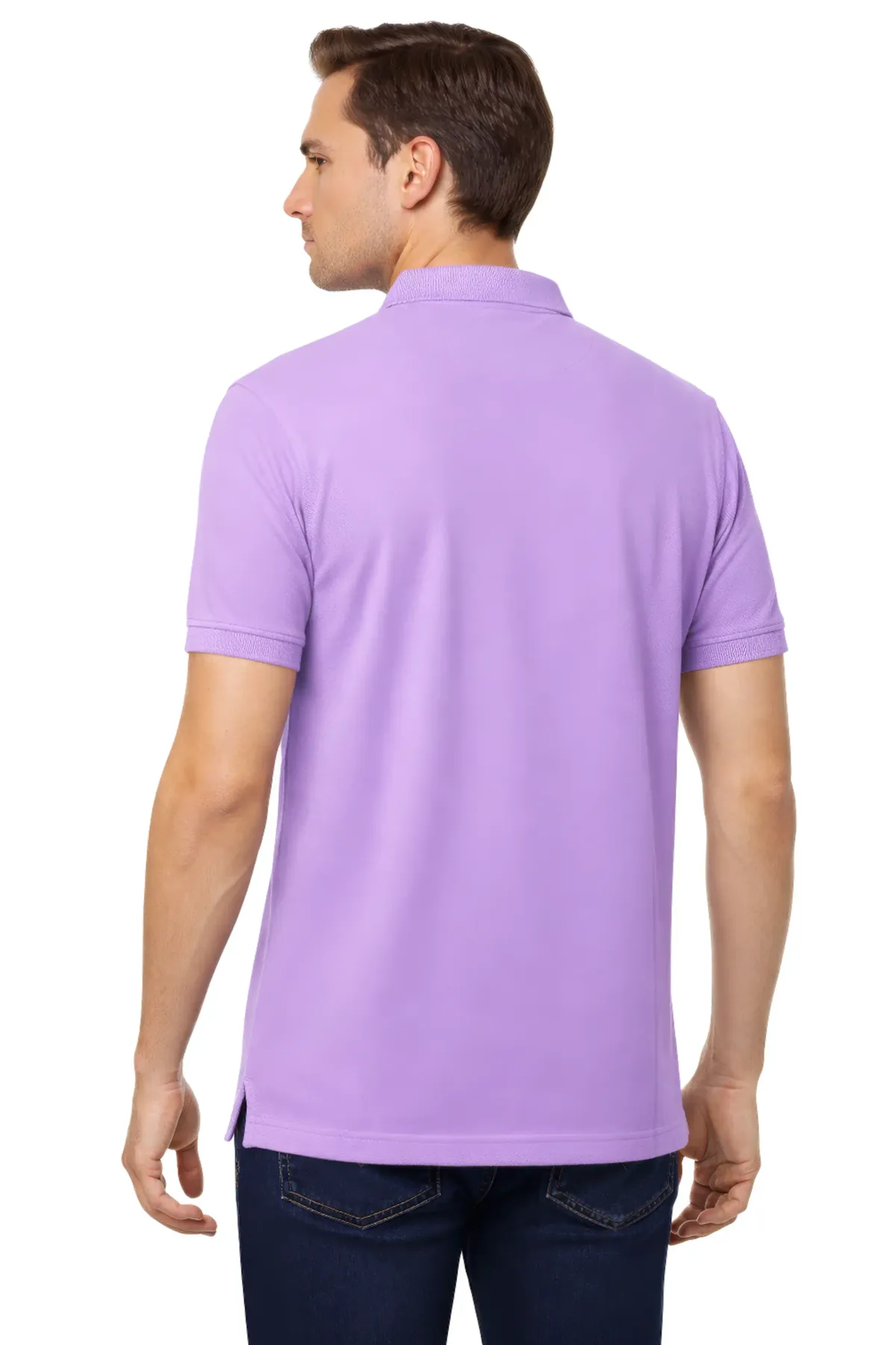 Heavy Polo in Lavender, back