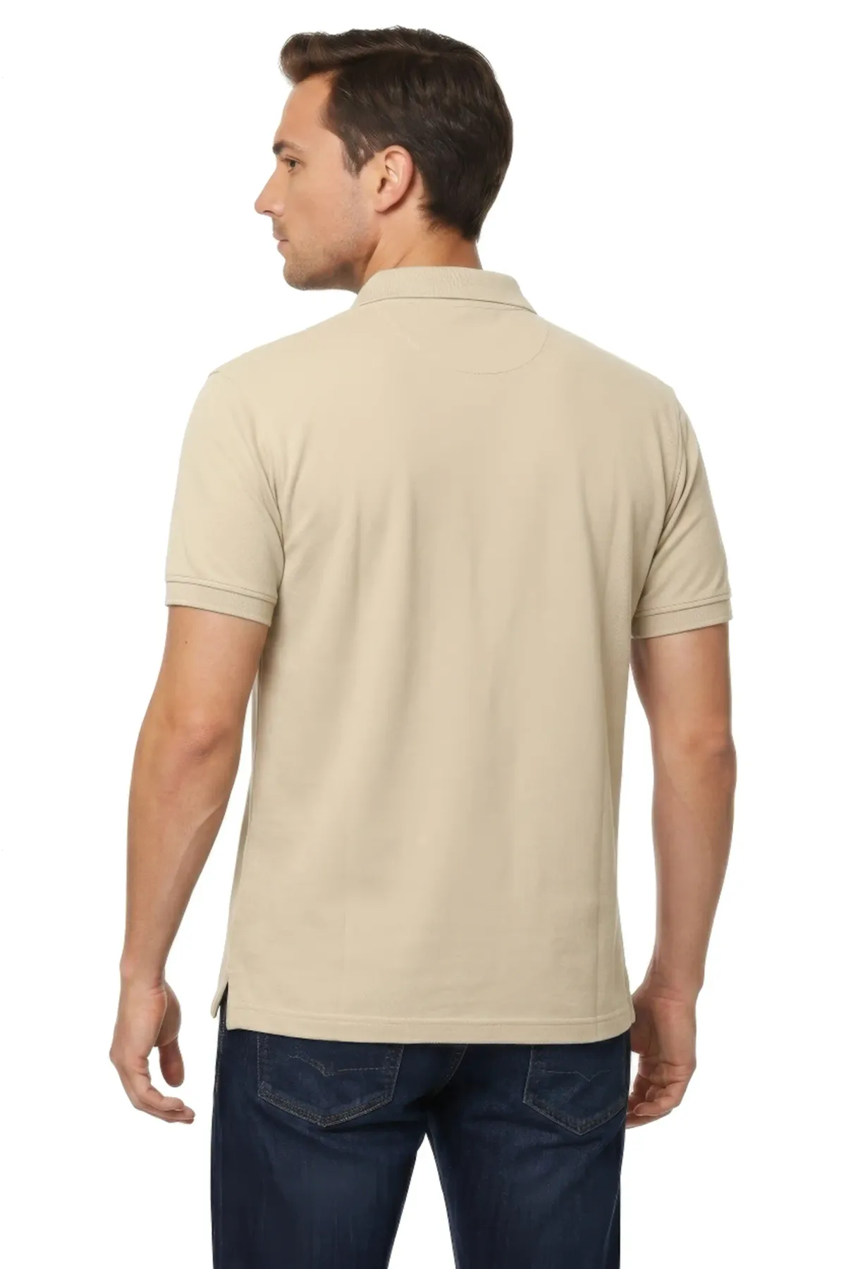 Heavy Polo in Light Beige