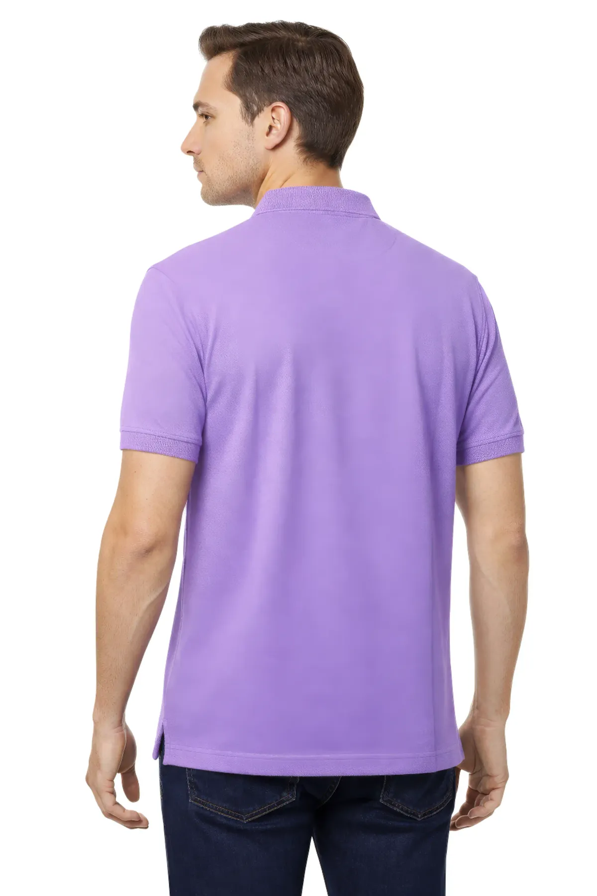 Heavy Polo in Lilac, back