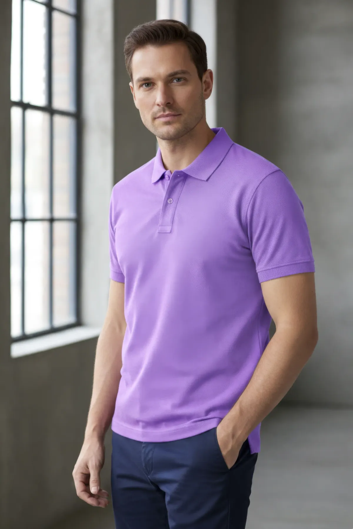 Heavy Polo in Lilac