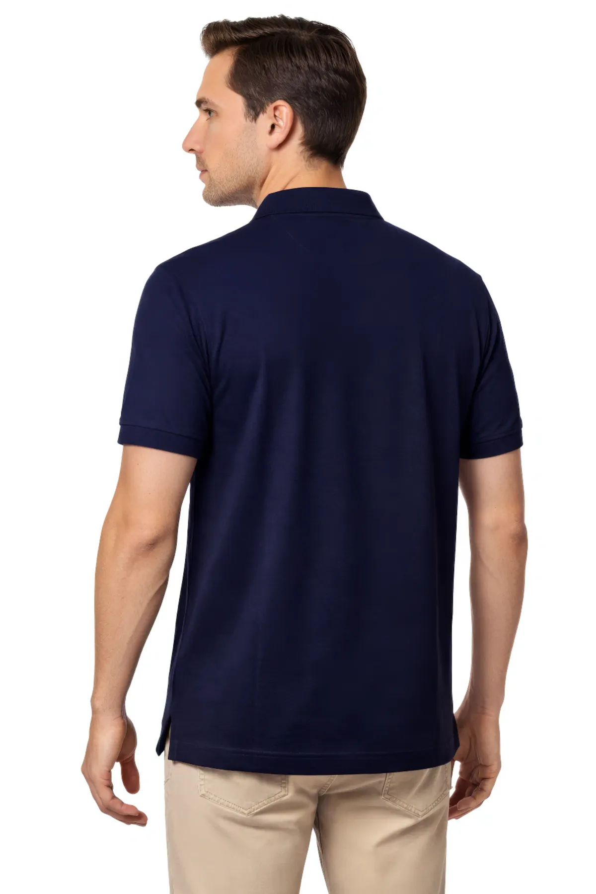 Heavy Polo in Navy, back