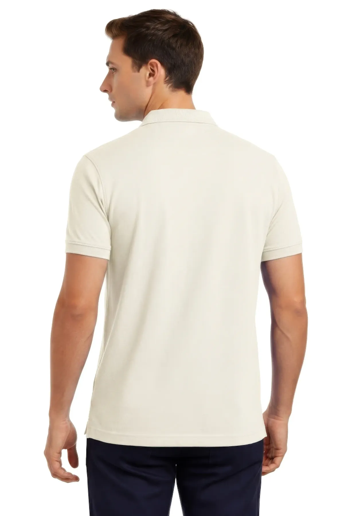 Heavy Polo in Off White