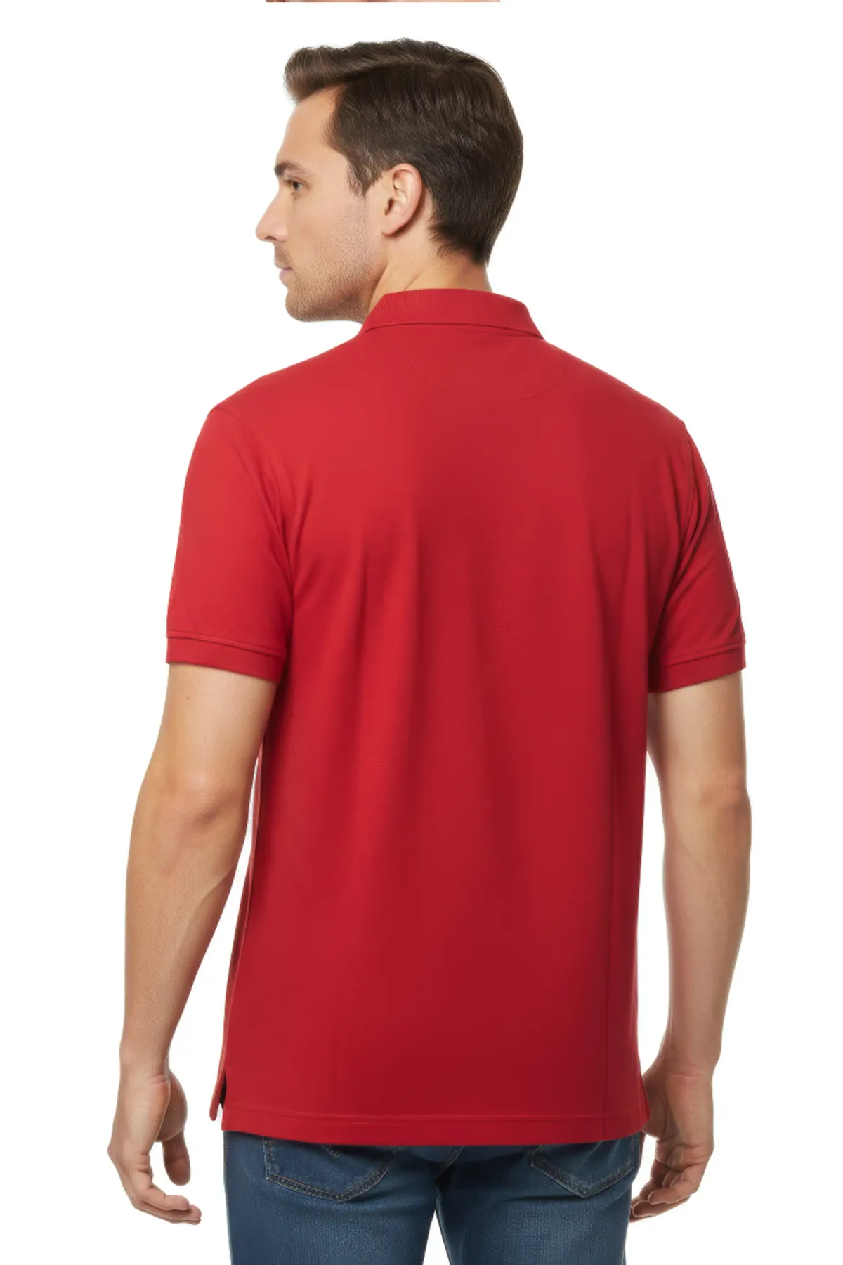Heavy Polo in Red, back