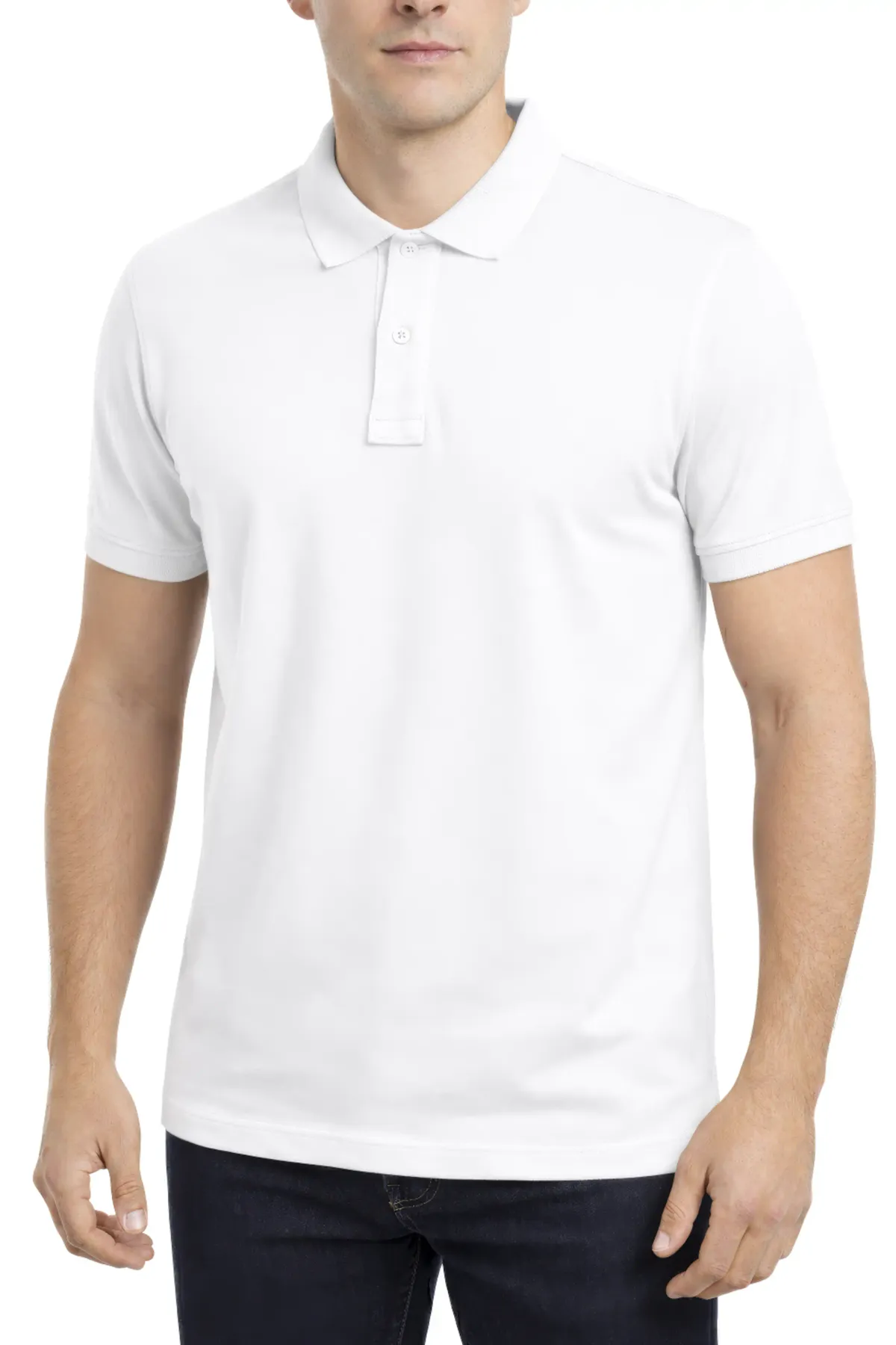 Heavy Polo in White