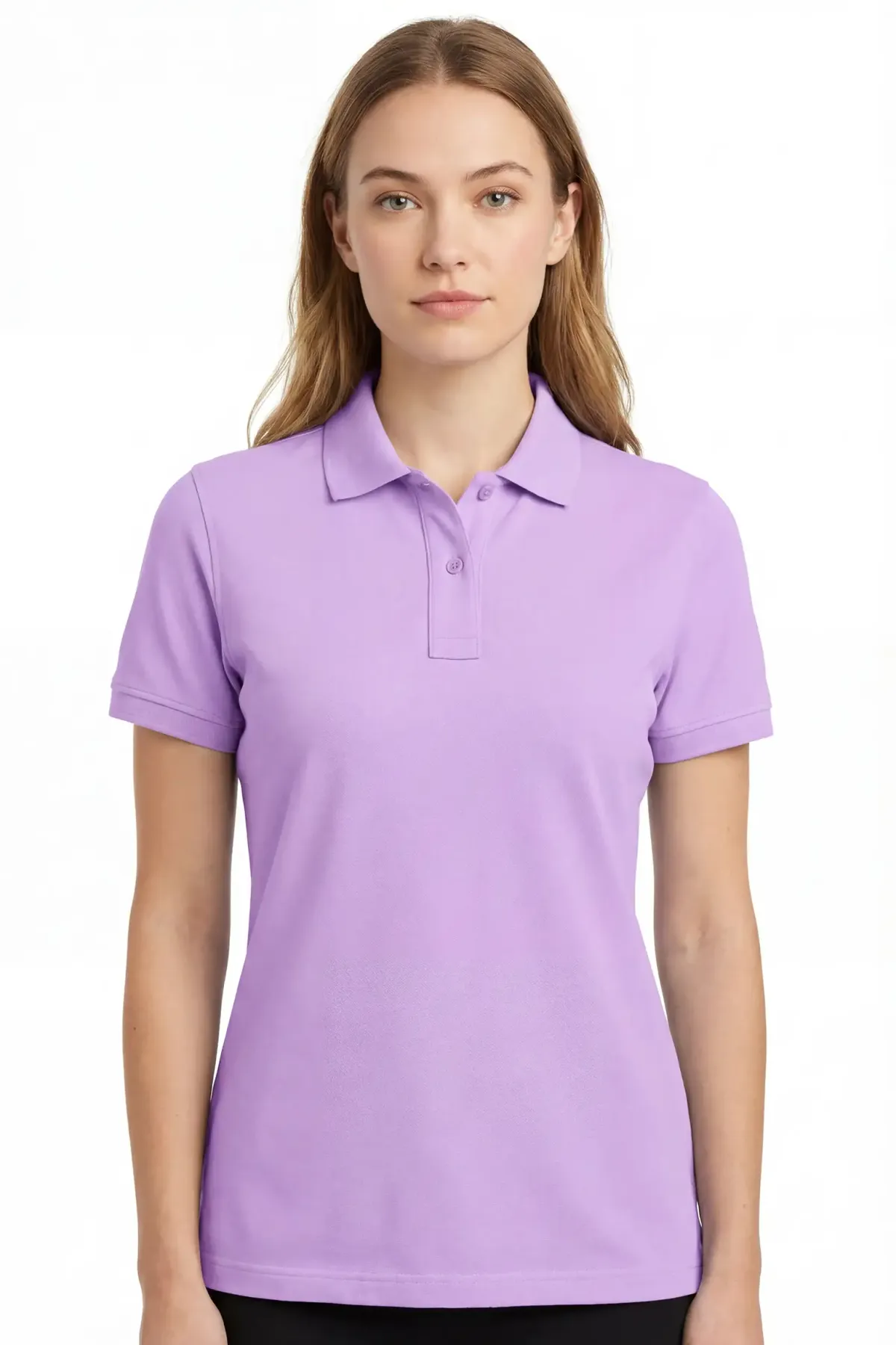 Women's Heavy Polo in Lavender