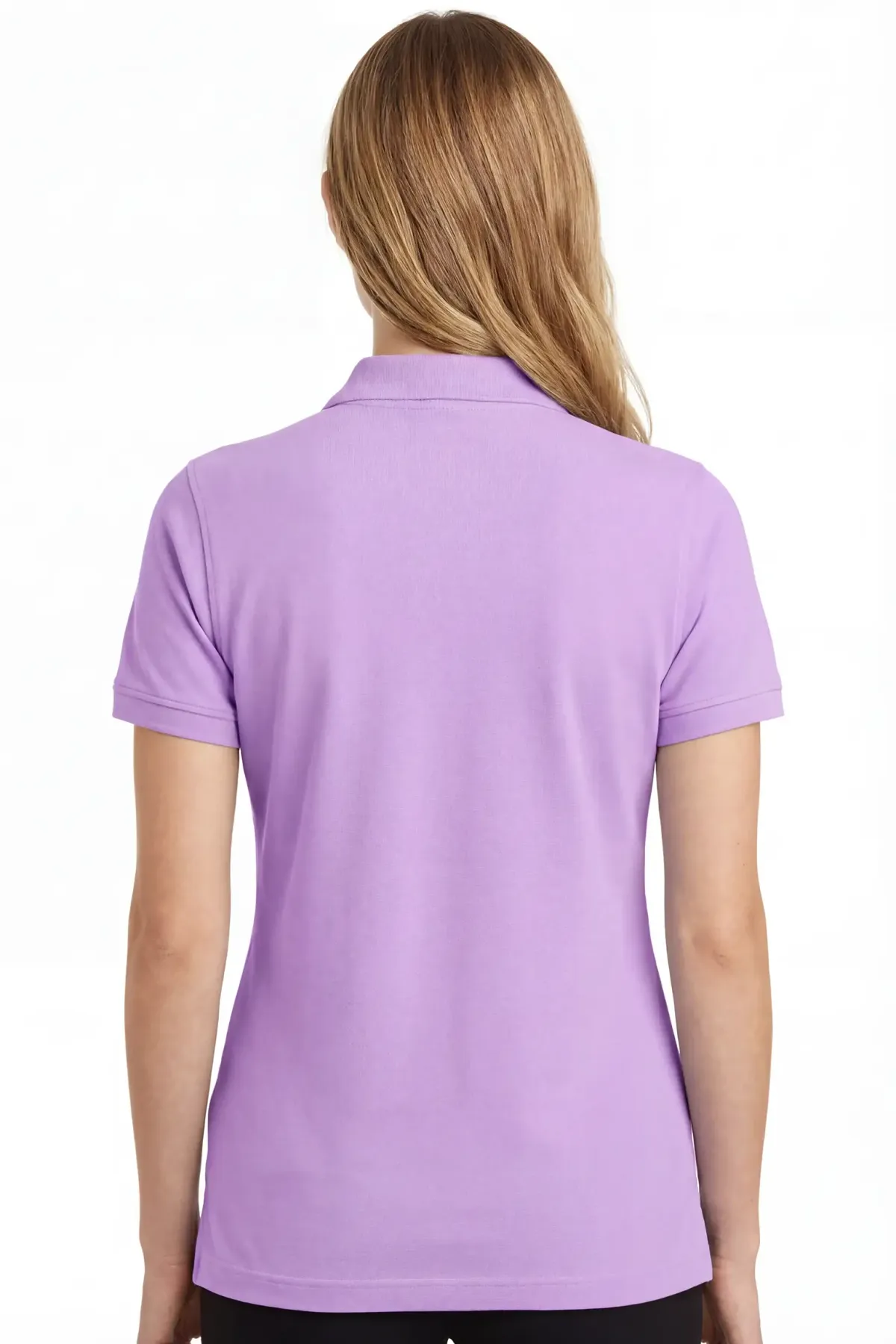 Heavy Polo in Lavender, back