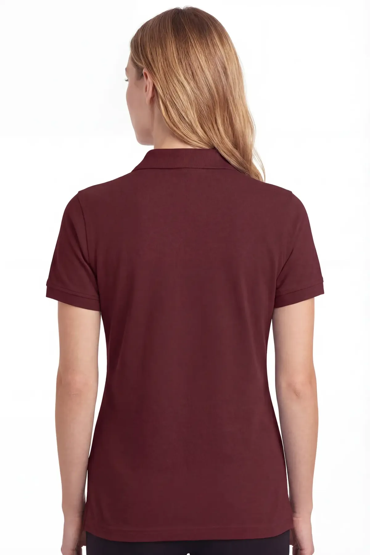 Heavy Polo in Maroon, back