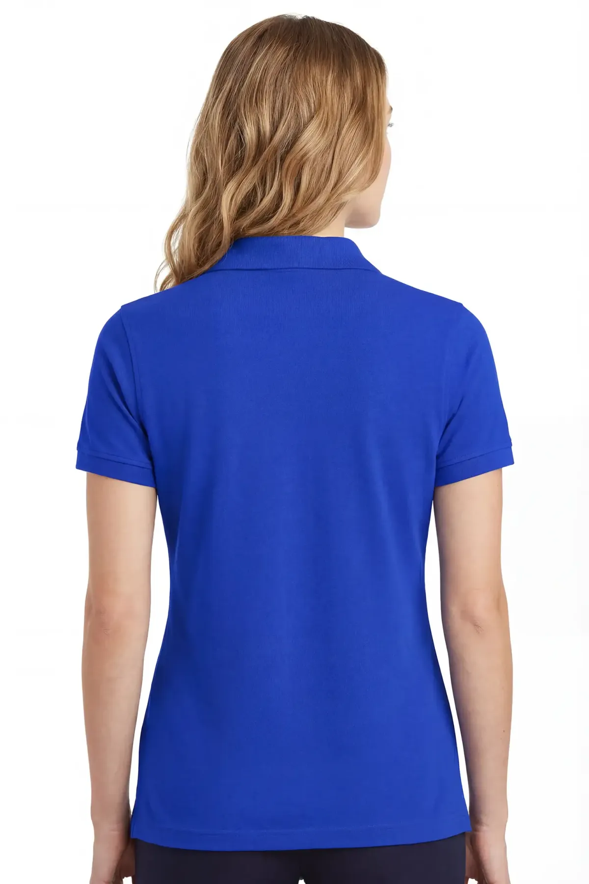 Women's Heavy Polo in Royal Blue