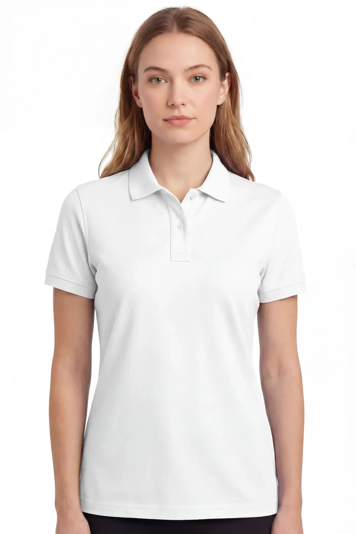Heavy Polo in White, front