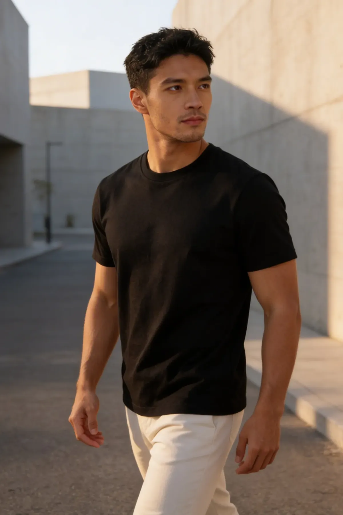 Signature Crewneck in Black