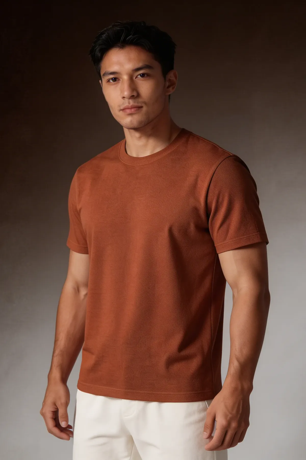 Signature Crewneck in Honey