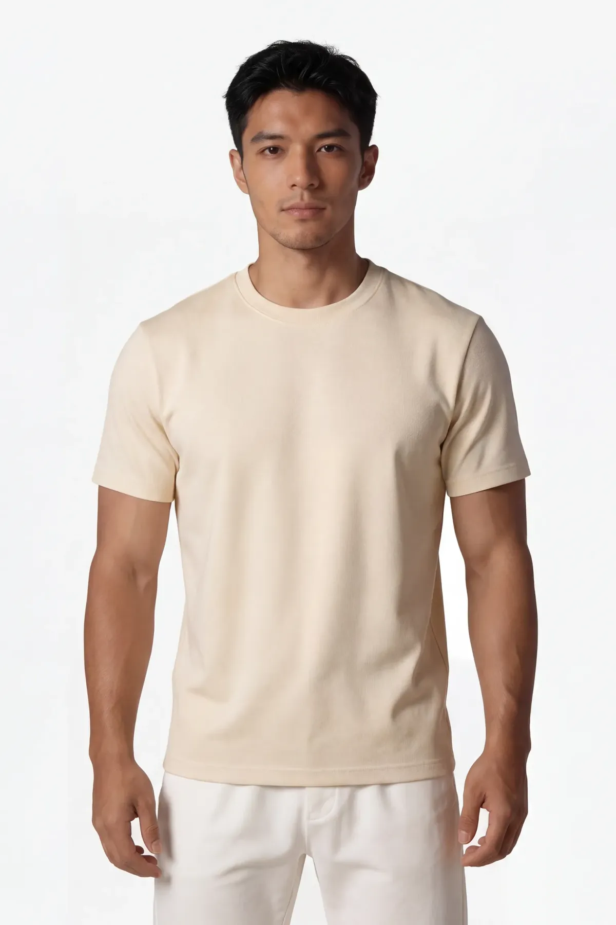 Men's Signature Crewneck in Off White