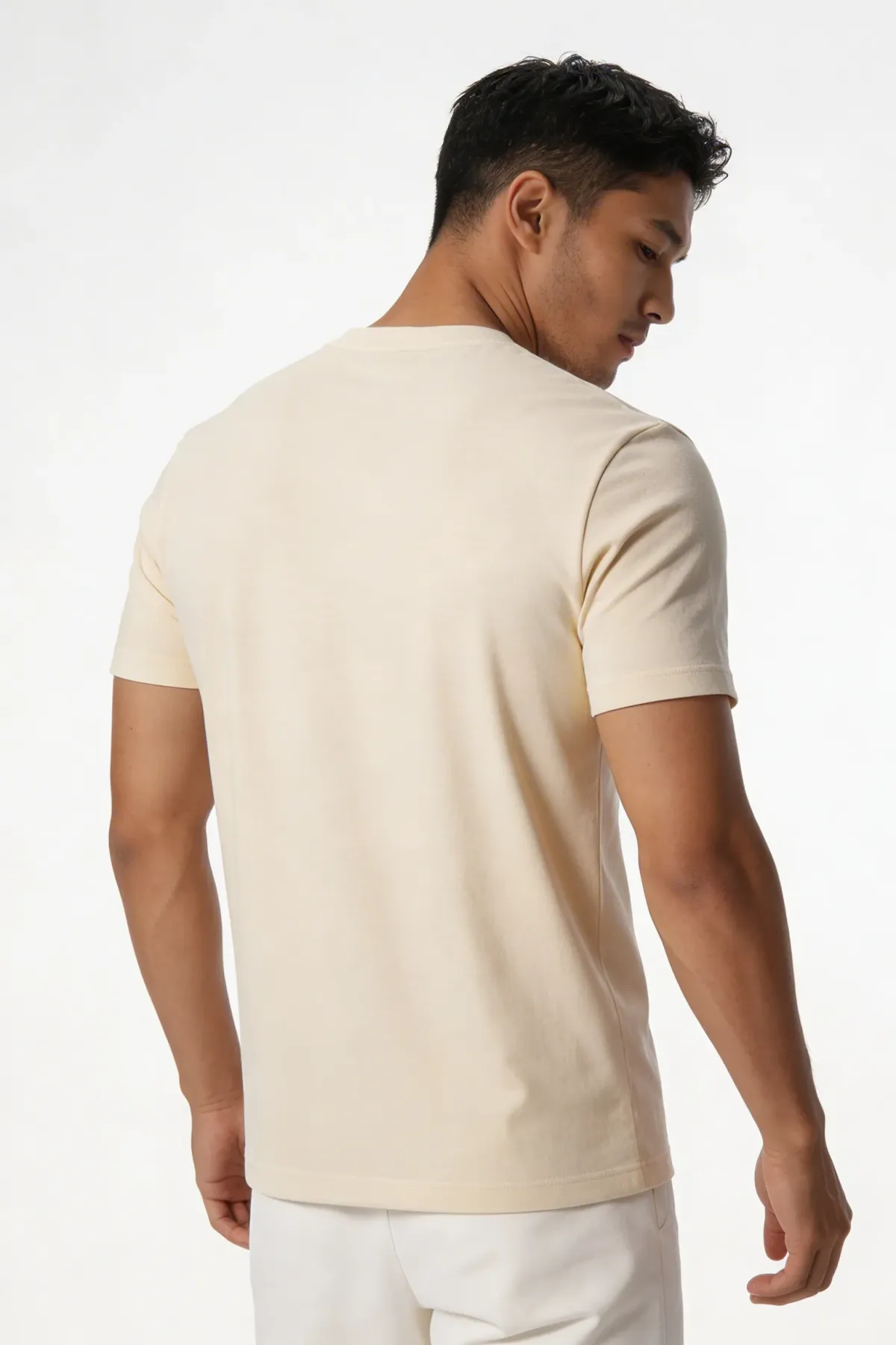 Signature Crewneck in Off White, back