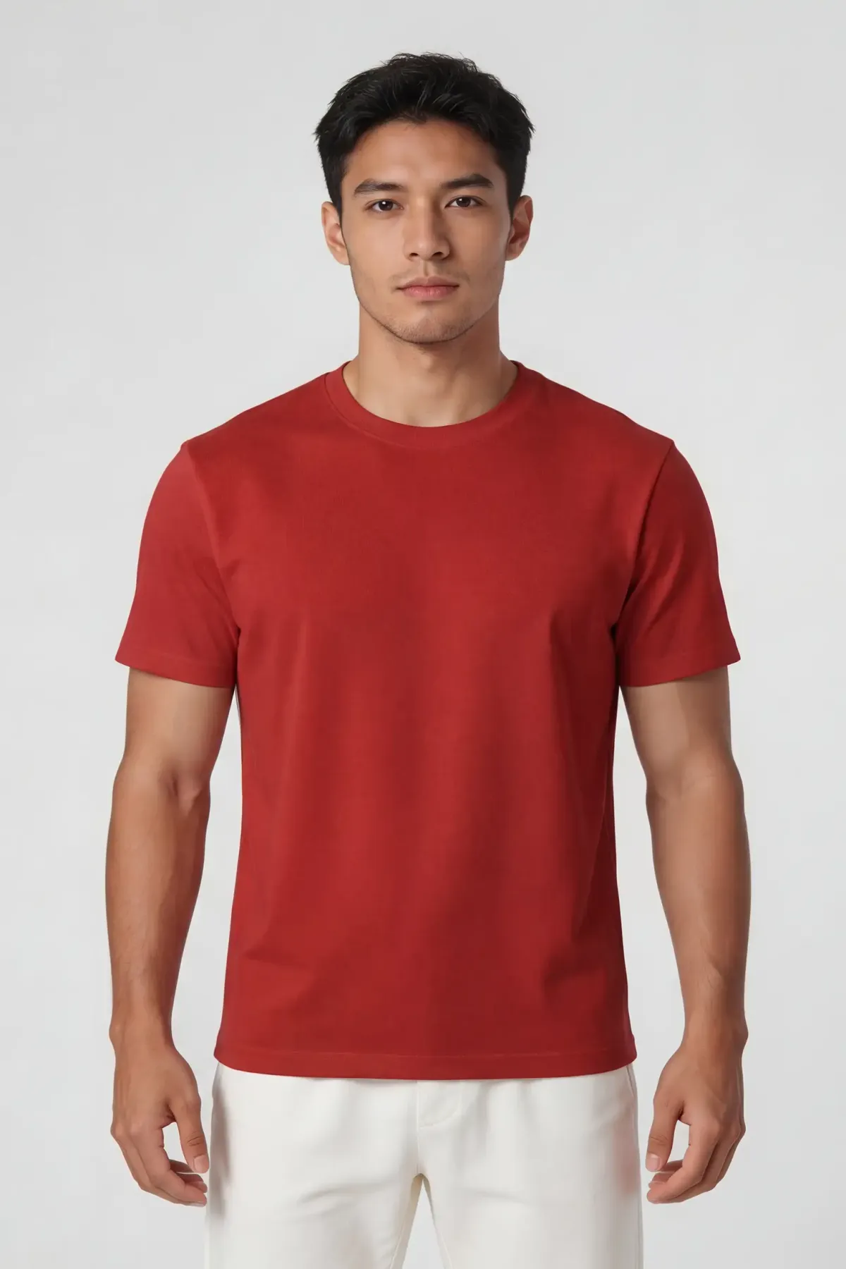 Men's Signature Crewneck in Red