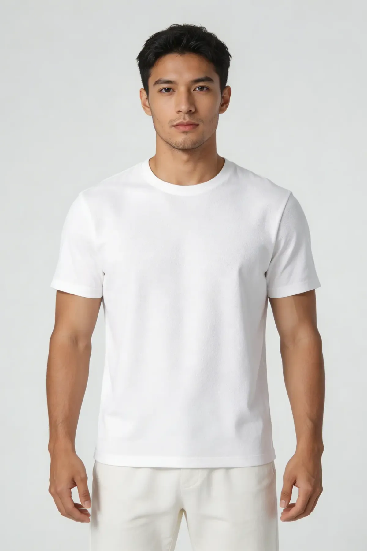 Men's Signature Crewneck in White