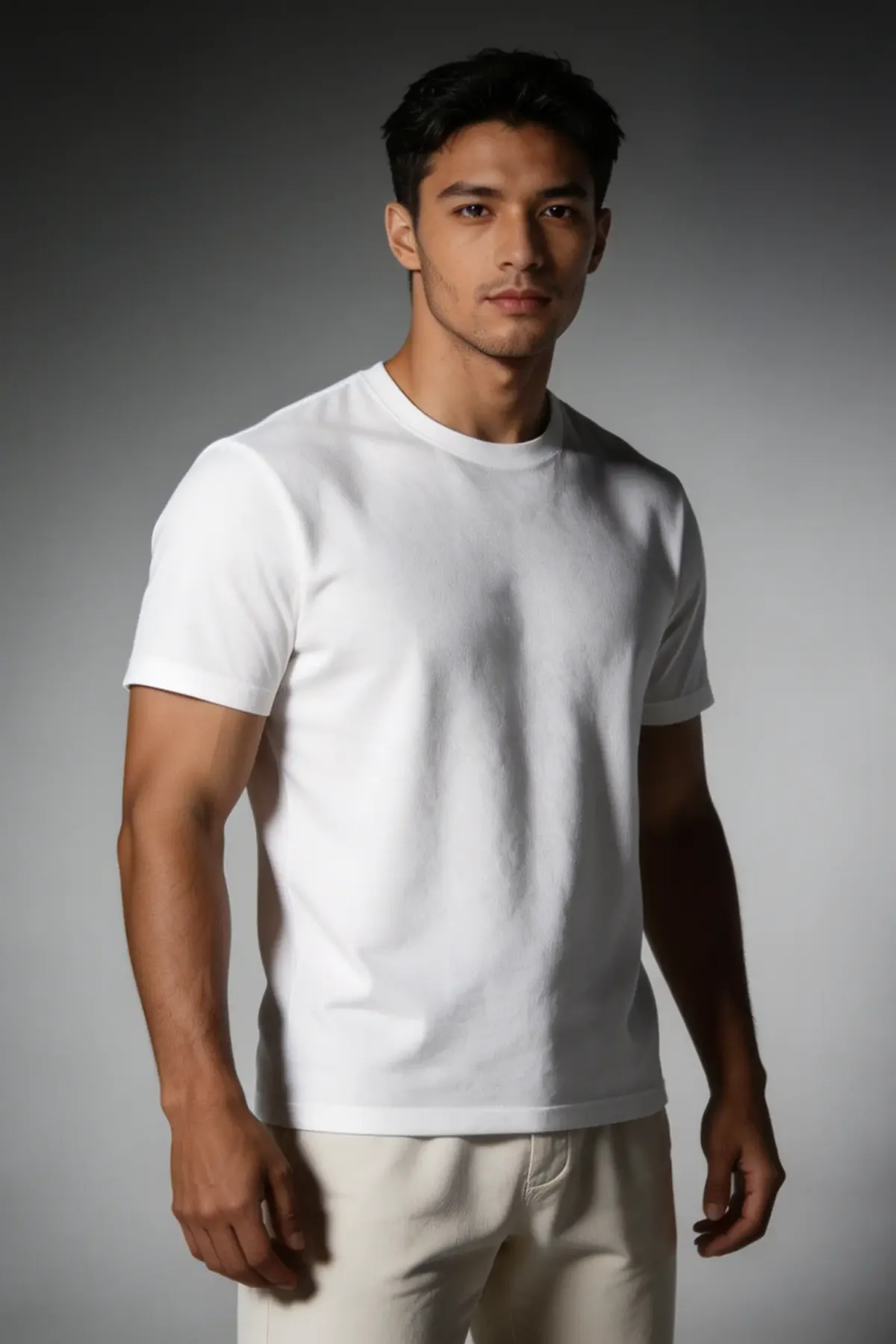 Signature Crewneck in White