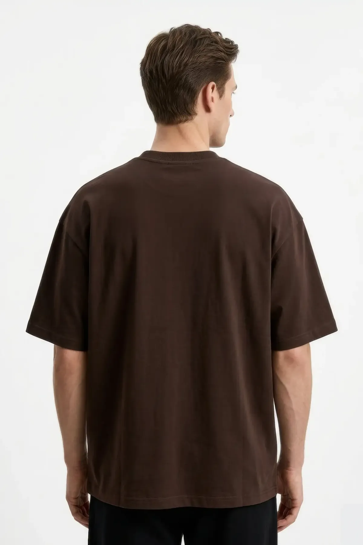 Signature Oversized in Brown, back