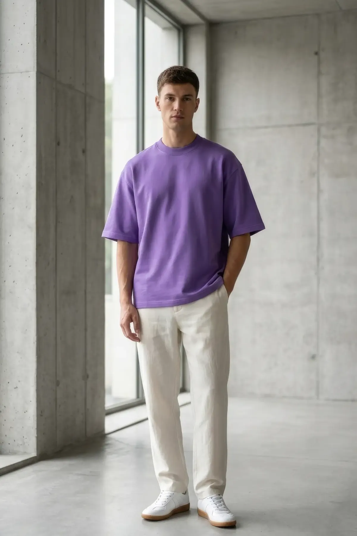Signature Oversized in Lavender