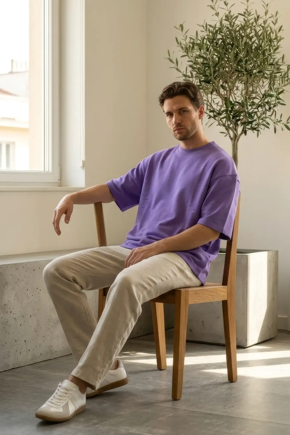 Signature Oversized in Lavender
