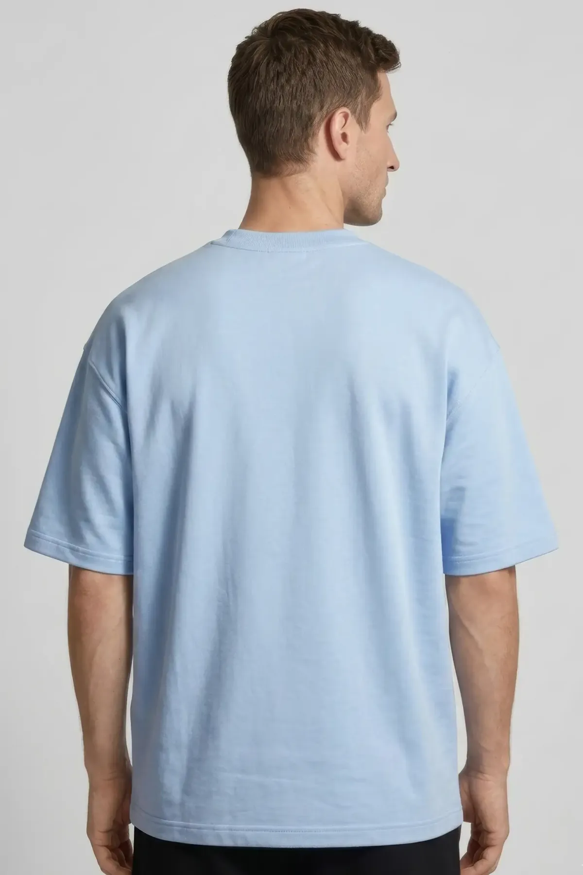 Signature Oversized in Light Blue, back