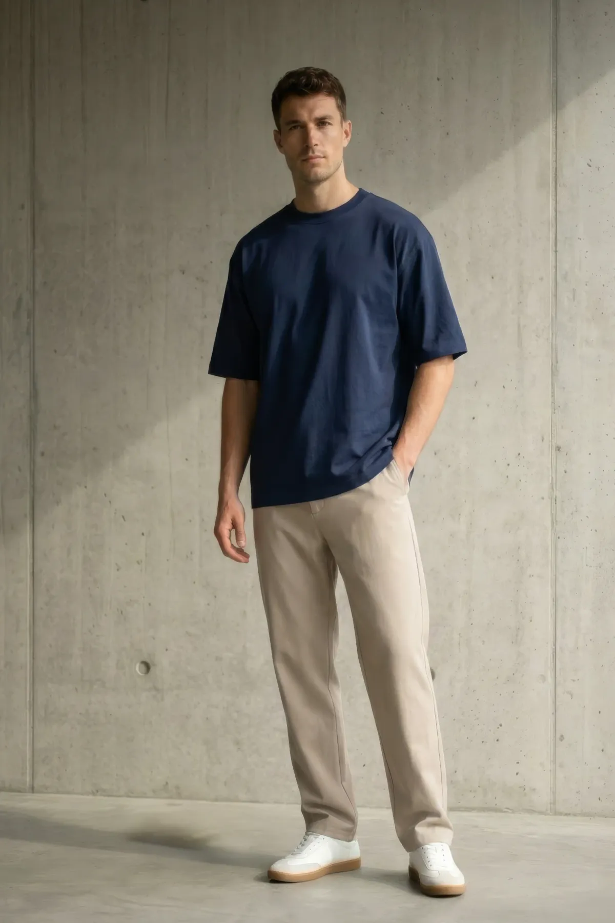Signature Oversized in Navy