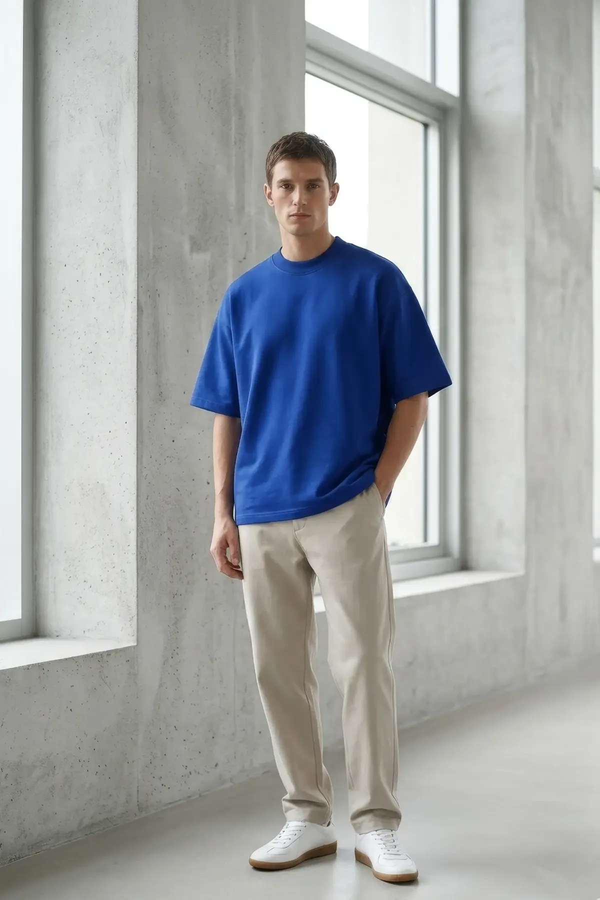 Signature Oversized in Royal Blue